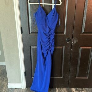 Blue gown